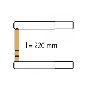 Náhradní rameno k pneumatickým bodovacím kleštím GYS typ RX2 051041
