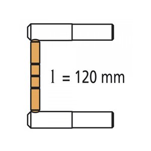 Náhradní rameno k pneumatickým bodovacím kleštím GYS typ RX1 051034