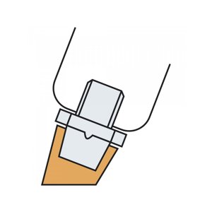 Sada dvou mosazných kloboučků M10 pro ramena kleští X4 052895