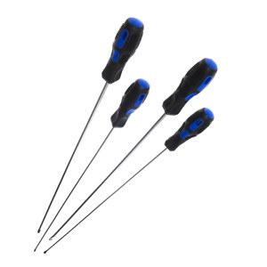 Dlouhé šroubováky 450mm ploché i křížové s magnetickými koncovkami, sada 4 ks, TA1102 TA1102