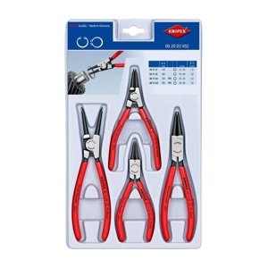 Kleště na pojistné kroužky Knipex 00 20 03 V02 (Sada 4 díly) 00 20 03 V02