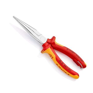 Půlkulaté kleště s břity Knipex 26 16 200 T - chromováno, vícesložkové návleky VDE (200 mm) 26 16 200 T