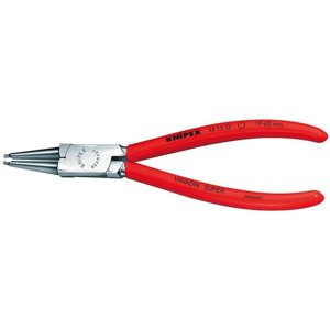 Kleště na pojistné kroužky 180 mm, vnitřní rovné. Knipex - 44 13 J2 - DIN 5265 C. Chromováno, potaženo plastem 44 13 J2