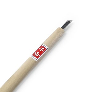 Japonské řezbářské mini-dláto SENKICHI s šikmou čepelí - 7,5 mm 4539