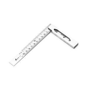 Nerezový úhelník SHINWA s robustní nerezovou základnou - 130 mm 7557