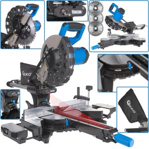 Pokosová pila s posuvem 2000W 255mm (1) G80821