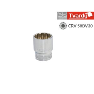 Čtyřhranná hlavice 1/2" 21 mm TVARDY (10/100) T00143-21
