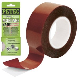Montážní páska průhledná PETEC 87192 2801000087192