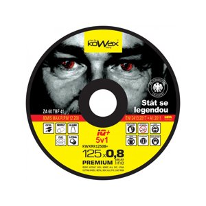 Řezný kotouč KOWAX IQ+ 5v1 125x0,8mm KWXRK12508-