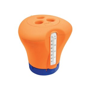 Marimex Plovák na chlor s teploměrem - oranžová 10964006