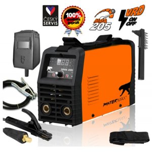 PANTERMAX MMA205LCD Svař. invertor MMA/TIG + kabely PMMMA205v