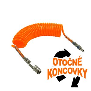 Spirálová hadice PU 15 m,  6,5/10 mm AirFlow PMAFSH6,5-15