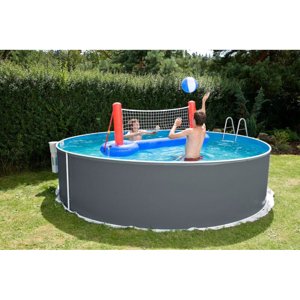 Bazén Orlando 3,66x0,91 m s příslušenstvím - motiv šedý 10340217