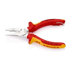 Úzké kombinované kleště 145 mm s připevňovacím okem Knipex 08 26 145 T VDE 08 26 145 T