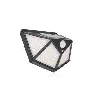 Solární lampa se soumrakem a senzorem pohybu 50W (100led reflektor) (100) K02025