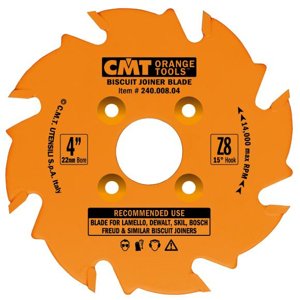 CMT Kotouč lamelovací pro lamelové spoje - D100x3,96 d22 Z8 HW střídavý zub C24000804