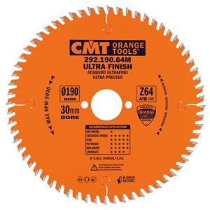 CMT Orange Pilový kotouč pro elektronářadí, finální řez - D210x2,8 d30 Z48 HW C29221048M