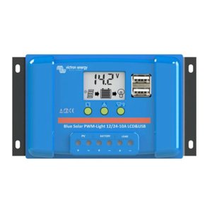 Solární regulátor PWM Victron Energy 20A  LCD a USB 12V/24V 04280060