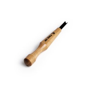 Japonské řezbářské mini-dláto MIKISYO Power Grip s V čepelí - 4,5 mm 5184