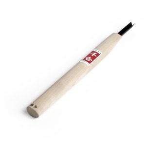 Japonské řezbářské mini-dláto SENKICHI s V čepelí - 6 mm 5241