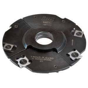 IGM F602 Stavitelná drážkovací fréza MEC - D140x5-9,5 d30 Z4+4 OCEL F602-14531