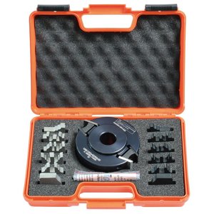 IGM Univerzální frézovací dvířková sada 7 kusová MAN - D120x40-50 d30 ALU F021-12030S01