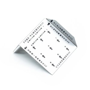 Nerezové vodítko 2x4 Rakuda pro řezání japonskou pilkou 6606