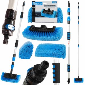 Teleskopický kartáč na mytí fotovoltaických panelů 2-4,9m G73880