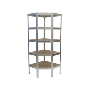 Rohový policový regál | 5 polic | 700 x 700 x 1800 mm Matabro MB-SH03 MB-SH03