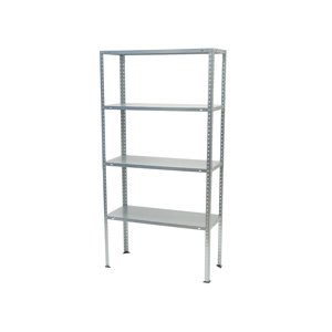 Celokovový policový regál | 4 police | 750 x 300 x 1500 mm Matabro MB-SH04 MB-SH04