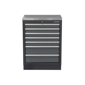 Dílenská skříňka s nerezovou pracovní deskou | 7 šuplíků | 680x465x950 mm Matabro SET-CA01063 SET-CA01063