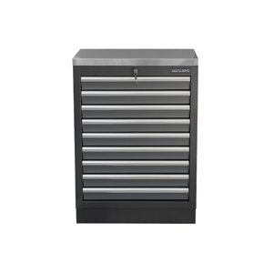 Dílenská skříňka s nerezovou pracovní deskou | 9 šuplíků | 680x465x950 mm Matabro SET-CA01065 SET-CA01065