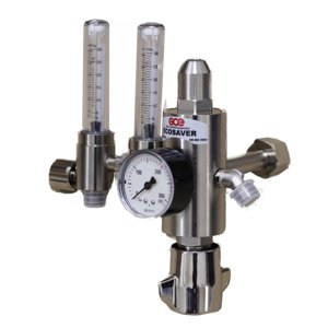Ventil se spořičem plynu ECOSAVER s 2 průtokoměry 6128