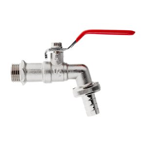 Sada - kohout 1/2" s vývodem pro GZ 3/4" + hadicová zátka 1/2" - mauser (50) G70187