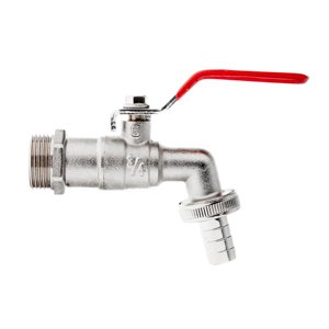 Sada - 3/4" kohoutek s 1" GZ vývodem + 3/4" hadicová zátka - mauser (50) G70189