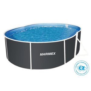 Bazén Orlando Premium DL 3,66 x 5,48 x 1,22 m - GRAPHIT, bazén, fólie 10303045