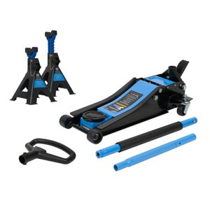 AKČNÍ SET Nízkoprofilový hydraulický zvedák (hever) 3t MB-LPJB-PRO s podpěrami 3t MB-JS3T SET-ZVE26