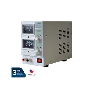 Zdroj laboratorní GETI GLPS 1502A  0-15V/ 0-2A 04220156