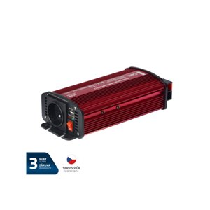 Měnič napětí GETI GPI 612 12V/230V 600W USB 04230468