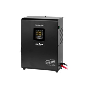 Zdroj záložní REBEL POWER-1000 12V 230V 1000VA 700W Black nástěnný 08840362