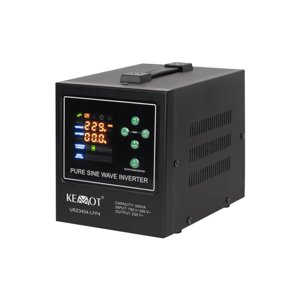 Zdroj záložní KEMOT PROsinus-500-LFP4 12V 230V 500VA 300W Black 08840387