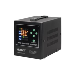Zdroj záložní KEMOT PROsinus-800-LFP4 12V 230V 800VA 500W Black 08840388