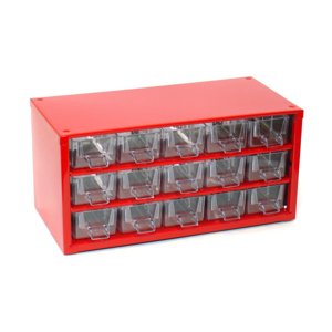 TOKOZ - Zásuvkový organizér 03 / 15S - RAL 3002 - Červená 870031500000201