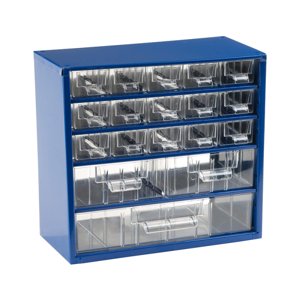 TOKOZ - Zásuvkový organizér 06 / 15S, 2M, 1L - RAL 5002 - Modrá 870061502010101