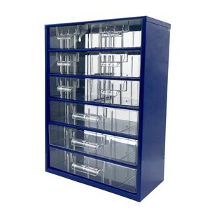 TOKOZ - Zásuvkový organizér 09 / 6M, 3L - RAL 5002 - Modrá 870090006030101