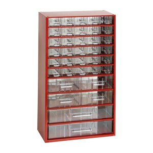 TOKOZ - Zásuvkový organizér 12 / 30S, 4M, 2L - RAL 3002 - Červená 870123004020201