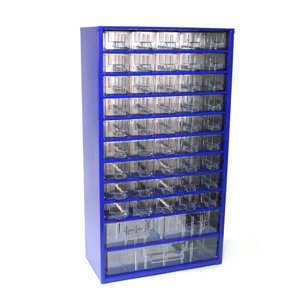 TOKOZ - Zásuvkový organizér 12 / 45S, 2M, 1L - RAL 5002 - Modrá 870124502010101