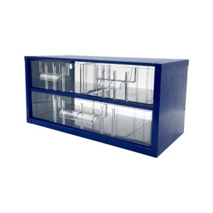 TOKOZ - Zásuvkový organizér 03 / 2M, 1L - RAL 5002 - Modrá 870030002010101