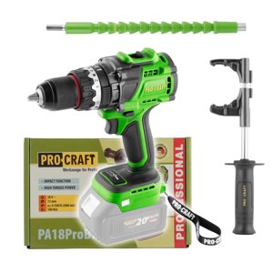 Aku šroubovák Procraft PA18ProBL (bez baterie a nabíječky) | PA18ProBL-BB PA18ProBL-BB