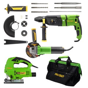 Procraft elektro sada nářadí 4dílů | MAXISET4 MAXISET4